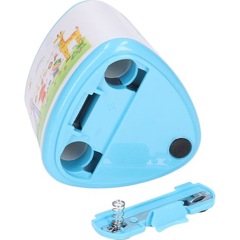 Taille-crayon à lame spirale bleue résistante, facile à nettoyer et portable, un outil idéal pour la maison, le bureau et les études.