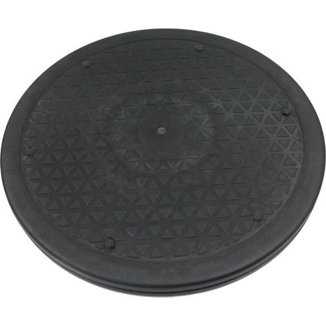 Lntyq 25cm Plateau Tournant, Tourne-Disque Rotatif, Plateau pivotant Manuel à 360° avec Roulement à Billes en Acier, Motif Diamant, pour Moniteur, Gadgets Cuisine, Projets D'artisanat, Plantes à Bonsa