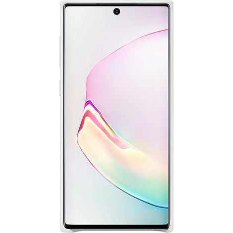 Custodia per Samsung Galaxy Note 10 in pelle bianca (1/4)