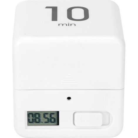 Timer a cubo, timer digitale con sensore di gravità, timer per allenamento e timer per giochi per la gestione del tempo, visualizzazione della gestione del tempo 1 3 5 10 minuti e (1-3-5-10 conteggi) (1/5)