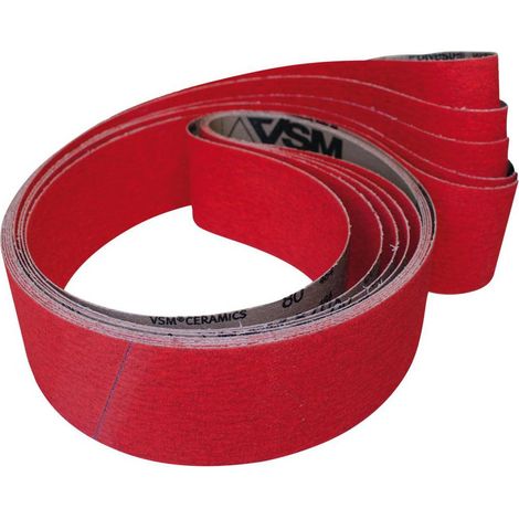 Banda abrasiva, grano cerámico 25x760mm K80 VSM
