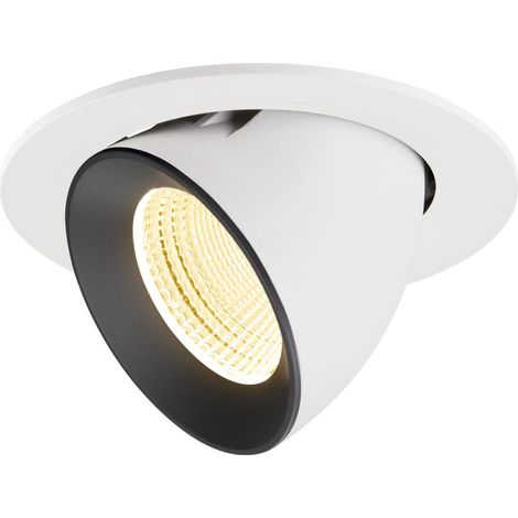 Spot encastré Numinos Gimble L blanc/noir 3000K - 55 deg - 1009736 (1/3)