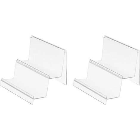 2 Stück Acryl-Displayständer für Geldbörsen und Aufbewahrungsboxen für Actionfiguren-13.5X9.3CM (1/2)
