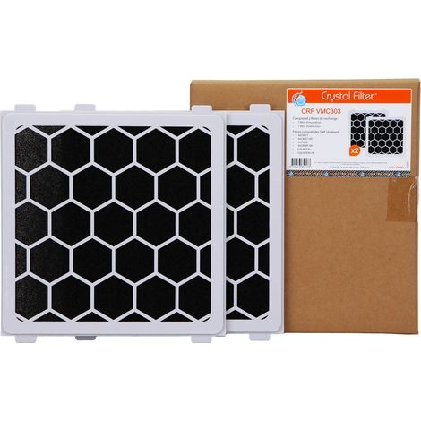 Filtre à air Crystal Filter® compatible VMC S&P Unelvent® AKOR ST / ST HR (lot de 2)