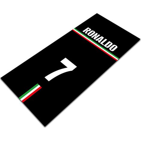 Ronaldo No.7 strandhandduk, extra stor strandhandduk i mikrofiber för resor, Swimmer Quick Dry Handduk Damer Herr Dam Sandtät strandhandduk (1/4)