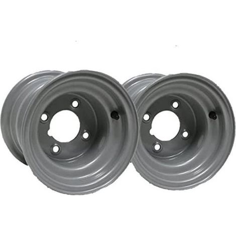 Steel rims 7.00x8 - 4 holes - Gray - For mower, quad, bike, tractor