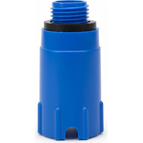 Tappo filettato maschio per prova impianto 1 2 m colore blu bampi vtp20000b