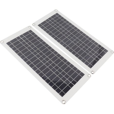 Solarmodul-Set IP65 wasserdicht 40W 10A 50V 2 Stück monokristallines Solarmodul mit Solarladeregler für USB-Geräte (1/5)