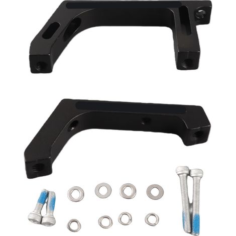 Adapterset für Fahrradscheibenbremsen aus Aluminiumlegierung, Vorbaubefestigung, für 160-mm-Scheibenbremsen (1/5)