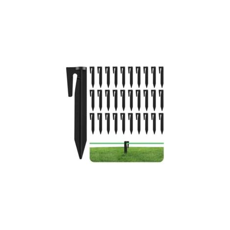 120 pasadores de fijación para cortacéspedes robóticos, pasadores de conexión a tierra para los cables de delimitación de cortacéspedes robóticos, pasadores de fijación de plástico robustos - Crezuo (1/3)
