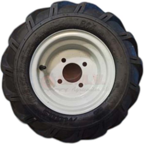 Cerchio completo gomma 16x6.50-8 TLDX per trattorino Grillo MD24-MD28-climber 10.27 - 06009