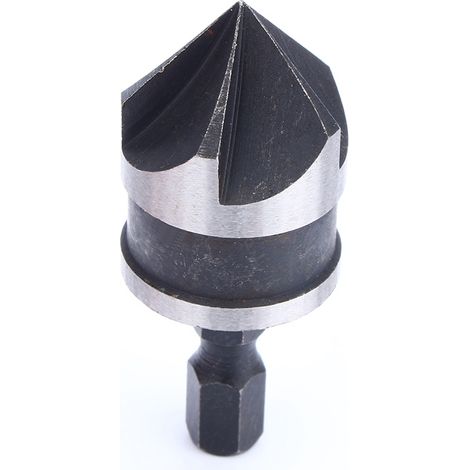 3-teiliges 1/4"-Sechskant-Senkbohrer-Set (12/16/19 mm) für Holz und Metall mit Schnellwechselspitzen (1/5)