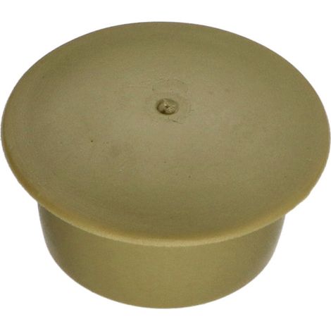 Bouchon Lisse 25X32 LG13 Polyéthylène RAL1020 - 10 pièces (1/5)