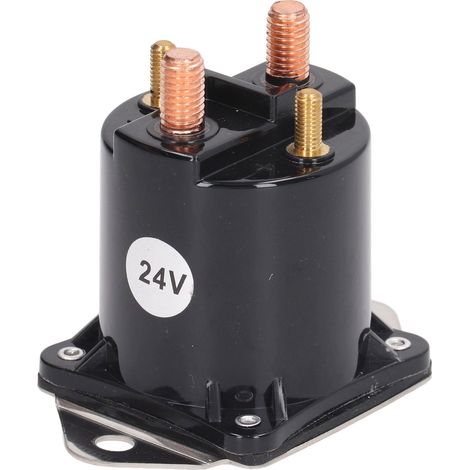 Relais de démarreur à 4 bornes 100 A, interrupteur d'alimentation principal automobile, relais pour excavatrice 24 V CC (1/5)