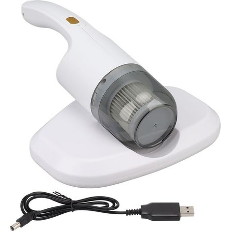 Aspirateur portable ABS anti-acariens 50 W 7,4 V 2400 mAh 200 ml, boîte de rangement pour la poussière, aspirateur pour oreillers et vêtements (1/5)
