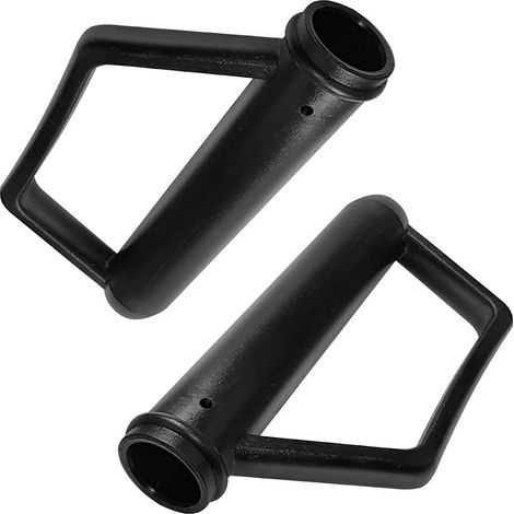 Poignée diable brouette chariot diamètre 25mm avec arceau 165mm (paire) noir (1/3)