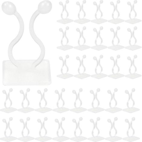 50 Kletterpflanzen Clips, selbstklebende Wandhaken, für Efeu und Pothos als Zimmerpflanze Rankhilfe (1/4)