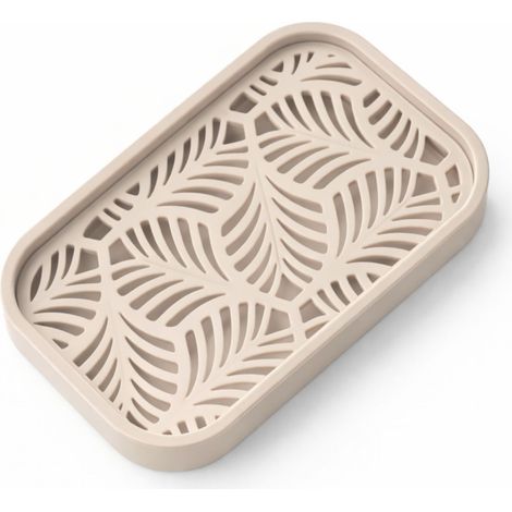 Jabonera con inserto beige extraíble (1/3)