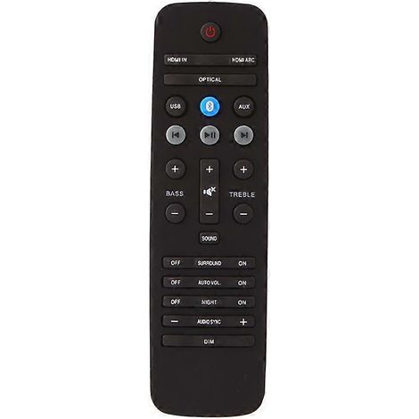Télécommande de remplacement pour Philips HTL3170B, HTL3160B, HTL3160B12, HTL2163B, HTL2163B12, HTL2163B51 et HT. (1/4)