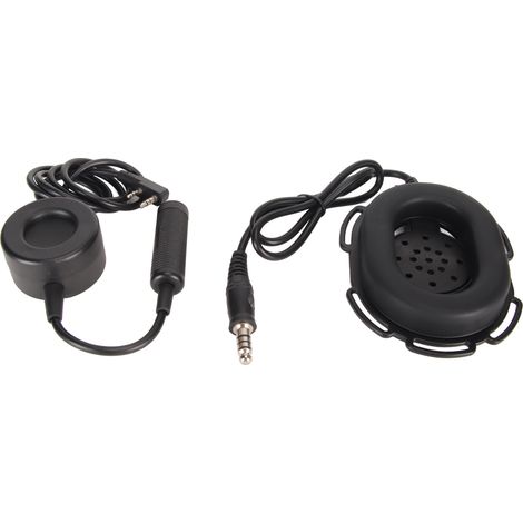Casque talkie-walkie avec micro étanche, prise K 2 broches, adaptateur PTT pour radio bidirectionnelle Kenwood, HYT et TYT (1/5)