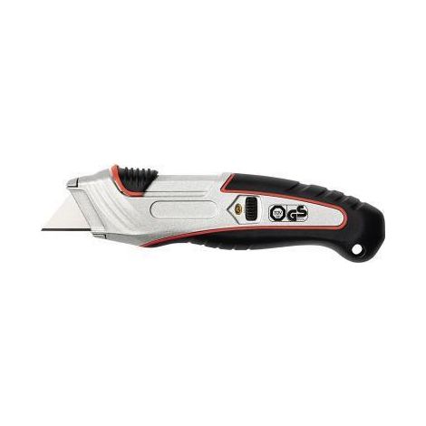 SAFETY 78845 WEDO CUTTER PROFESSIONNEL AVEC 3 NIVEAUX ET ARRÊT AUTOMATIQUE, POUSSÉE KLINGENRÜCKZUG NOIR (1/4)