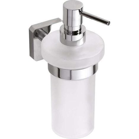 Sapho Insia - Dispenser di sapone liquido con supporto, cromo IS019