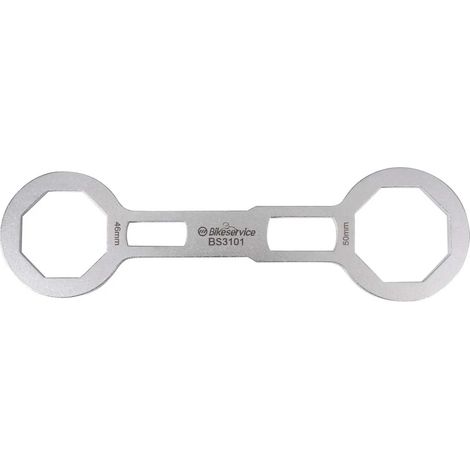 Llave bikeservice fork cap wrench doble cara 8 puntos