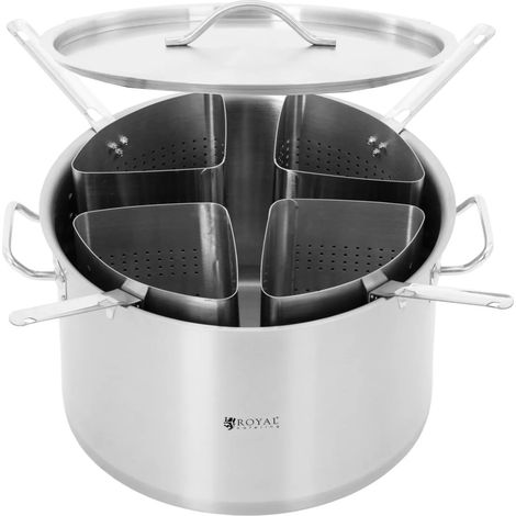 Olla para macarrones con 4 insertos, diámetro 40 cm, 31 l (1/5)