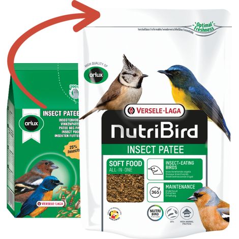 Calcio di insetto nutribird 0,3 kg