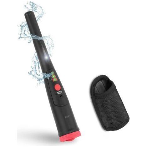 Hochempfindlicher Metalldetektor (batterielos), Alternative zum teuren Pinpointer, mit Kontrollleuchte und LED-Beleuchtung, 360°-Scan, Metalldetektoren