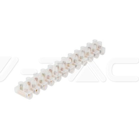 Bornier V-TAC 12 connecteurs pour fil électrique 3 A 2,5 mm 10 pièces (1/4)