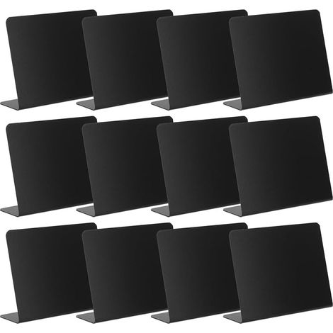 Mini Ardoises - Support En Bambou - Pour Mariages Buffets Magasins - Lot De 20 Pièces (1/5)