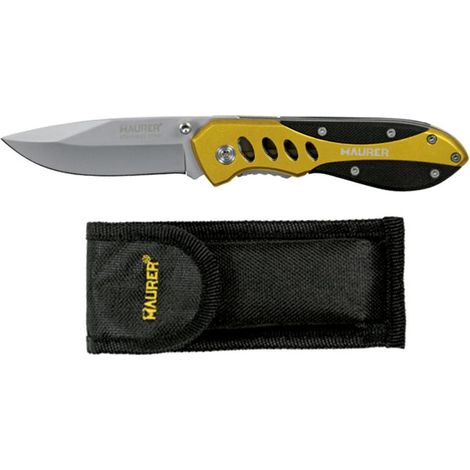 MAURER navaja maurer sports 18,5cm total , Navaja maurer sports - Hoja de acero inoxidable.- Tamaño: 185 mm. Abierta / 110 mm. Cerrada.- Mango ergonomico. (1/2)