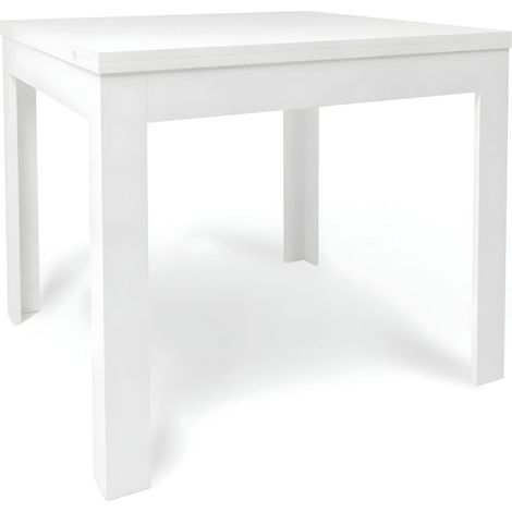 Tavolo Pieghevole 90L x 90P x h75 – Finitura Bianco Opaco – Sarmog (1/4)
