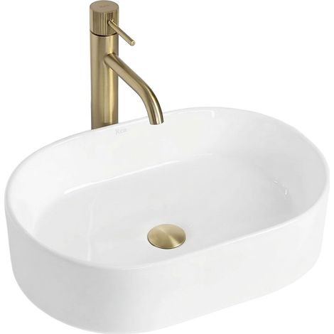 Lavabo Sobre Encimera Rea Nadia 46 White