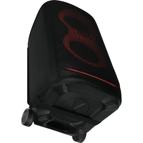 Housse anti-poussière pour enceinte portable JBL PartyBox Stage 320, en nylon 600D imperméable, noire. (1/5)