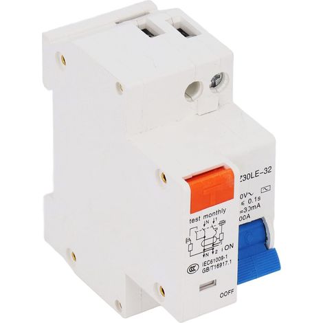 Interruttore automatico elettrico, 1P+N Interruttore automatico di protezione fotovoltaica 4500A Capacità di interruzione per ufficio (C20).