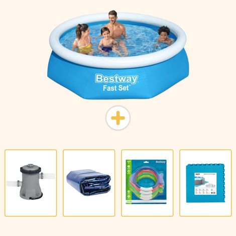 Bestway Bestway Fast Set Ronde - 244x61 cm - 5-pièces  S229 (1/5)