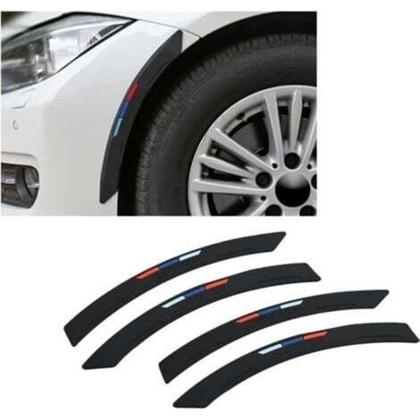 [JAMAIS UTILISÉ] Lot de 4 élargisseurs d'ailes universels noirs pour voiture, garnitures de pare-chocs et de porte, autocollants anti-rayures (1/4)