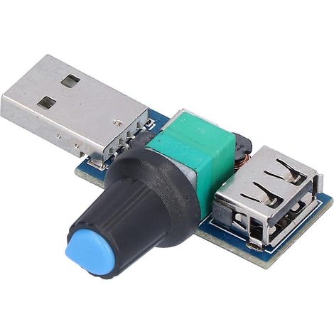 USB-Lüfterdrehzahlregler, Lautstärkeregelung, Drehzahlregelung, geräuscharmes Modul