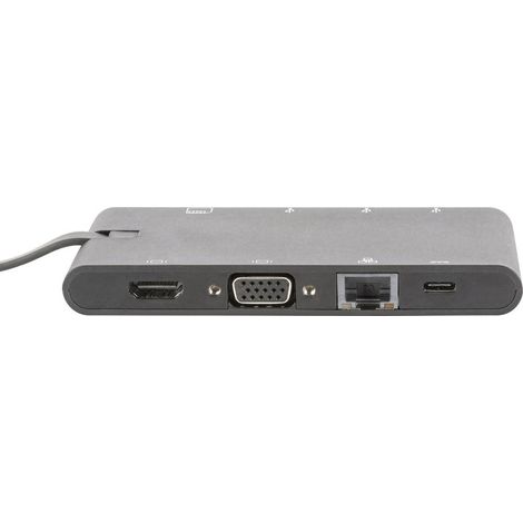 Digitus Station daccueil pour ordinateur portable DIGITUS Convient pour les marques: universel avec fonction de chargem (1/4)