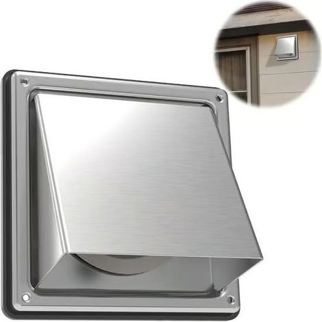 【Function】 15cm metal dryer vent cover for use with dryer hoses, suitable for residential and industrial facilities, Durable (1/5)