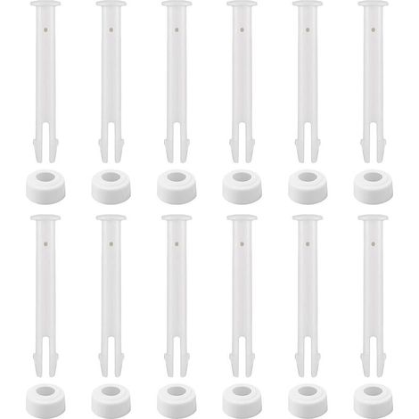 GDHZS-12 Pcs Goupilles De Piscine,Goupilles de Joint de Piscine en Plastique et Joints en Caoutchouc,Convient aux Pièces de Rechange d'accessoires de Piscine à Cadre Intex(7 cm) (1/5)
