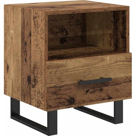 Maison Exclusive - Nachttisch Altholz 40 x 35 x 47,5 cm Holzwerks
