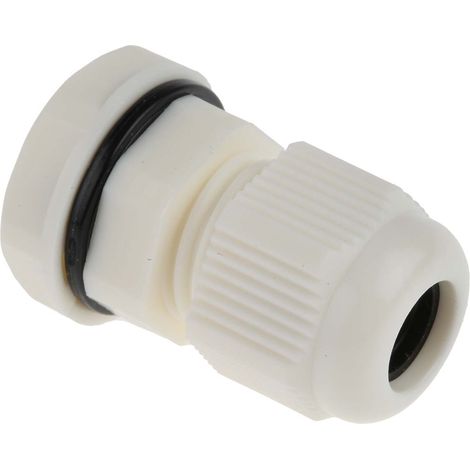 Presse-étoupe M12 en Nylon 66 pour câble de 3mm à 6.5mm, avec contre-écrous, IP68 ( Prix pour Sachet de 5 ) (1/3)