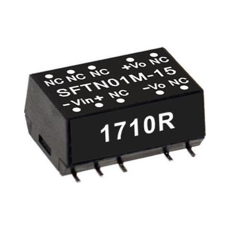 Mean Well SFTN01M-12 Modulo convertitore DC / DC 84 mA 1 W Num. uscite: 1 x Contenuto 1 pz.