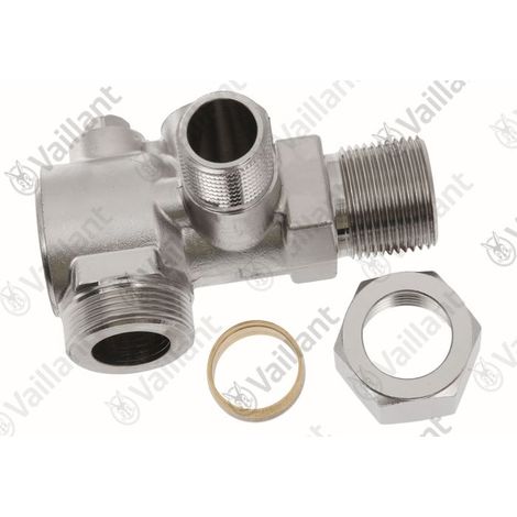 VAILLANT Robinet de maintenance, coudé Rp 3/4 306703 Install.-Set VC Unterputz, u.w. Vaillant-Nr. , 0020224255