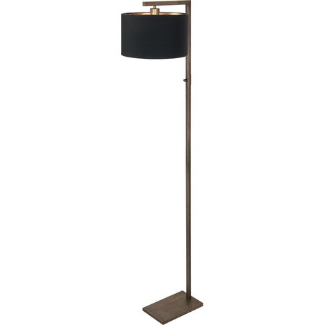 Steinhauer - stehlampe - Stang - bronze - metall textil -