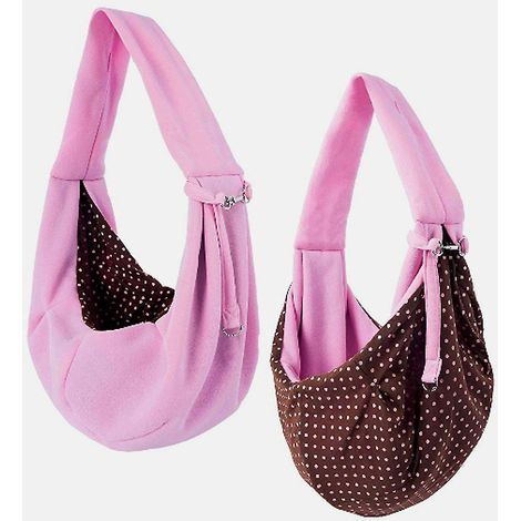 Couleur Rose-sac De Transport Pour Chat/chien, Single-paule Sling Sac De Transport Pour Chien Et Chat Animaux De Compagnie Sling Sac Transporteur (1/5)