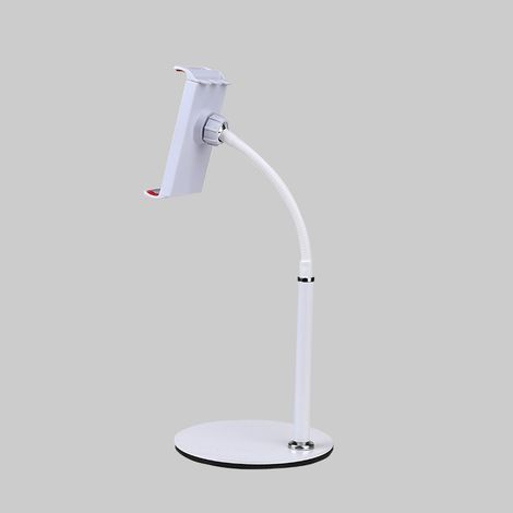 Support de téléphone portable, support de téléphone portable réglable pour appareils de 3,5 à 6,5 pouces (blanc)